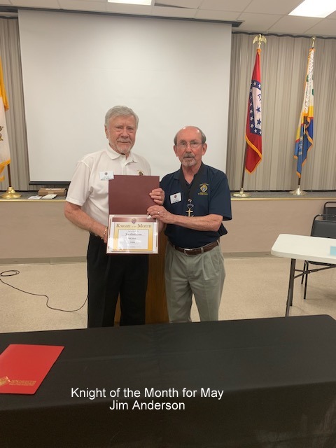 May 2019 Knight of the Month - Jim Anderson