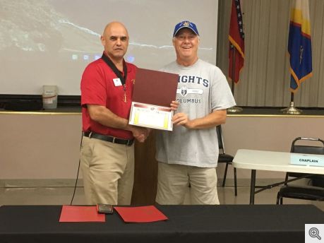 July 2019 Knight of the Month - Ken Silvers