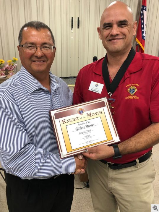 Gil Duran August 2019 Knight of the Month