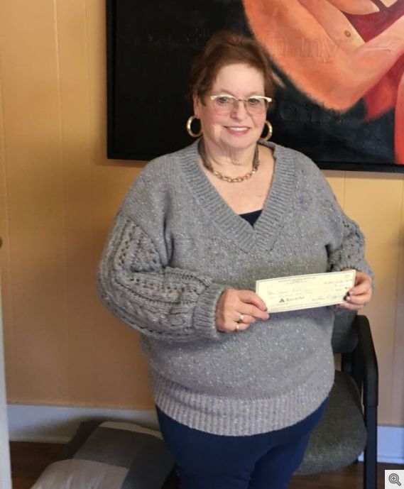 JoAnn Carter, Change Point Pregnancy Center in Hot Springs with $2000.00 check