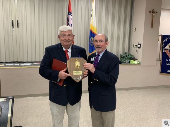 2018-2019 Daniel P. Sullivan Council 10208 of Hot Springs Village Knight of the Year – Colonel Thomas (Tom) Donnelly, USMC (retired) Ed.D.