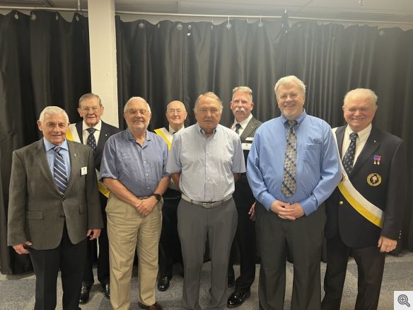 Left-Right GK John Weidert, Bill Patterson, Don Hemler, Gerald Krawczynski, Keith Unrein, Chris Mullaney, Danny Woodend, Randy Schnoebelen